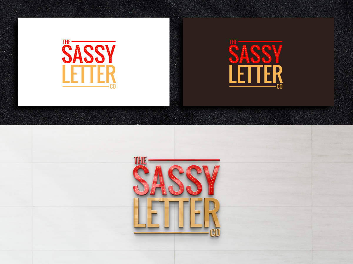 Logo Design by ArtSamurai for The Sassy Letter Company | Design #31033135