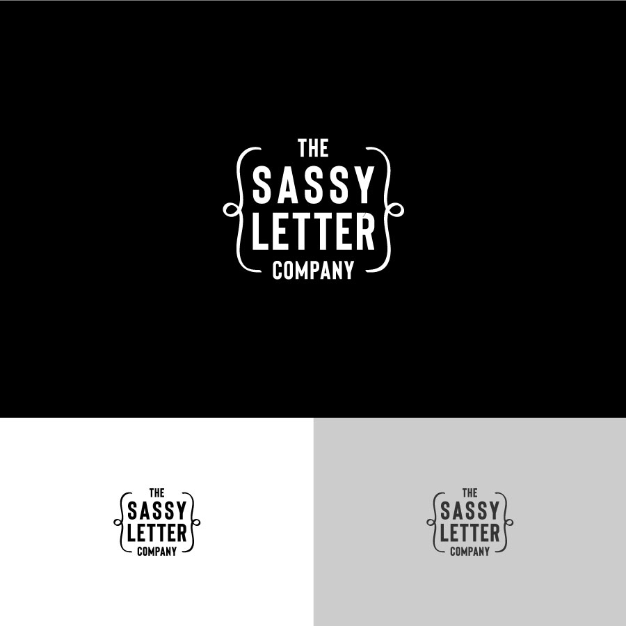 Logo Design by 3dwOrX for The Sassy Letter Company | Design #31005759