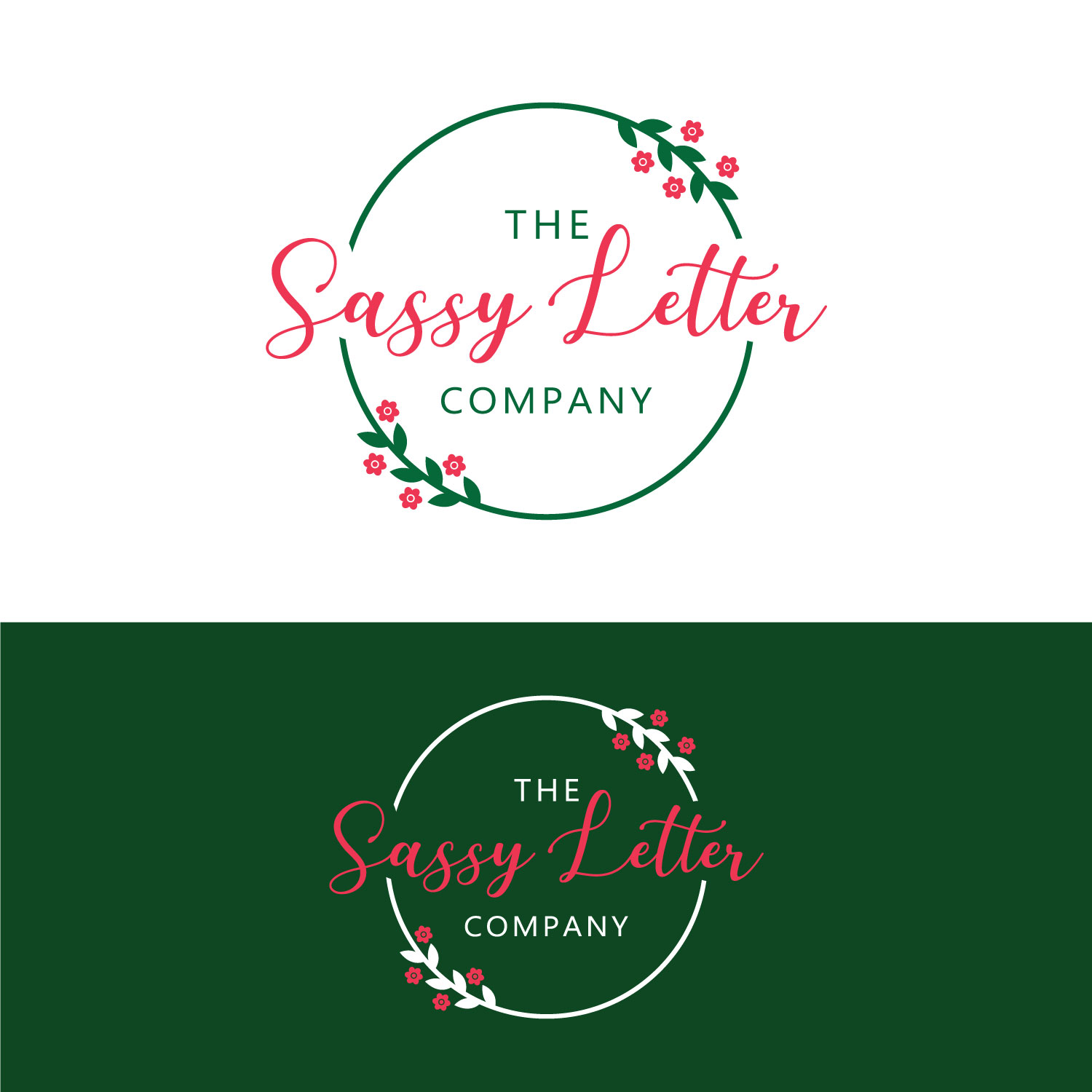 Logo Design by LAXMI DESIGNHUB for The Sassy Letter Company | Design #31004251