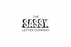 Logo Design by RISING for The Sassy Letter Company | Design #31032533
