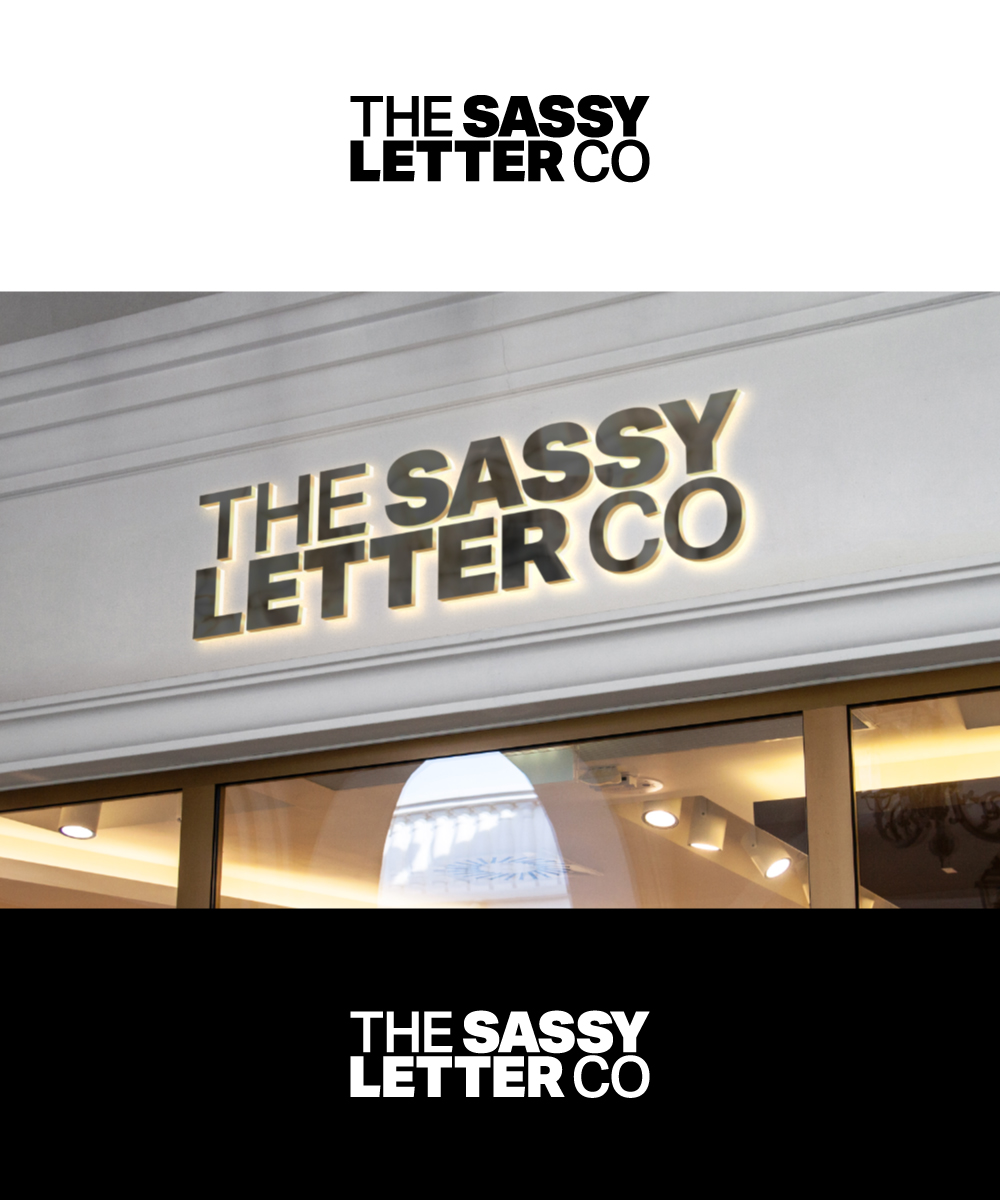 Logo Design by Trident for The Sassy Letter Company | Design #31005790
