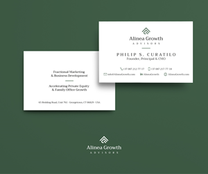 Logo and Business Card Design by Greedin for Alinea Growth, LLC | Design: #31002045