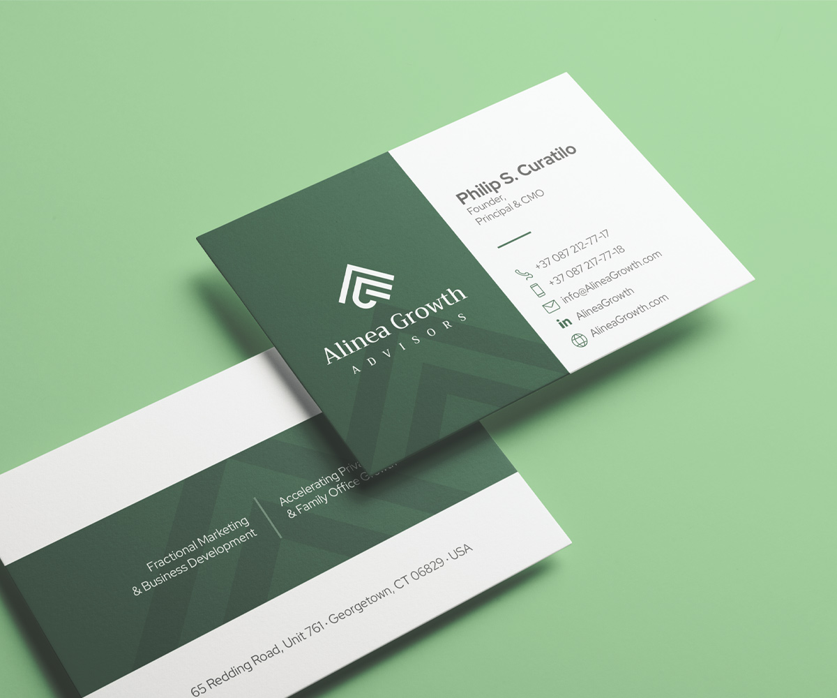 Logo and Business Card Design by Greedin for Alinea Growth, LLC | Design #31082428