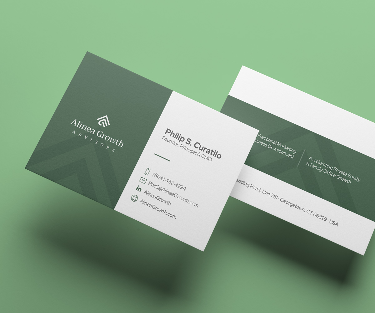 Logo and Business Card Design by Greedin for Alinea Growth, LLC | Design #31109022
