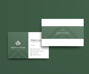 Logo and Business Card Design by Greedin for Alinea Growth, LLC | Design: #31329812