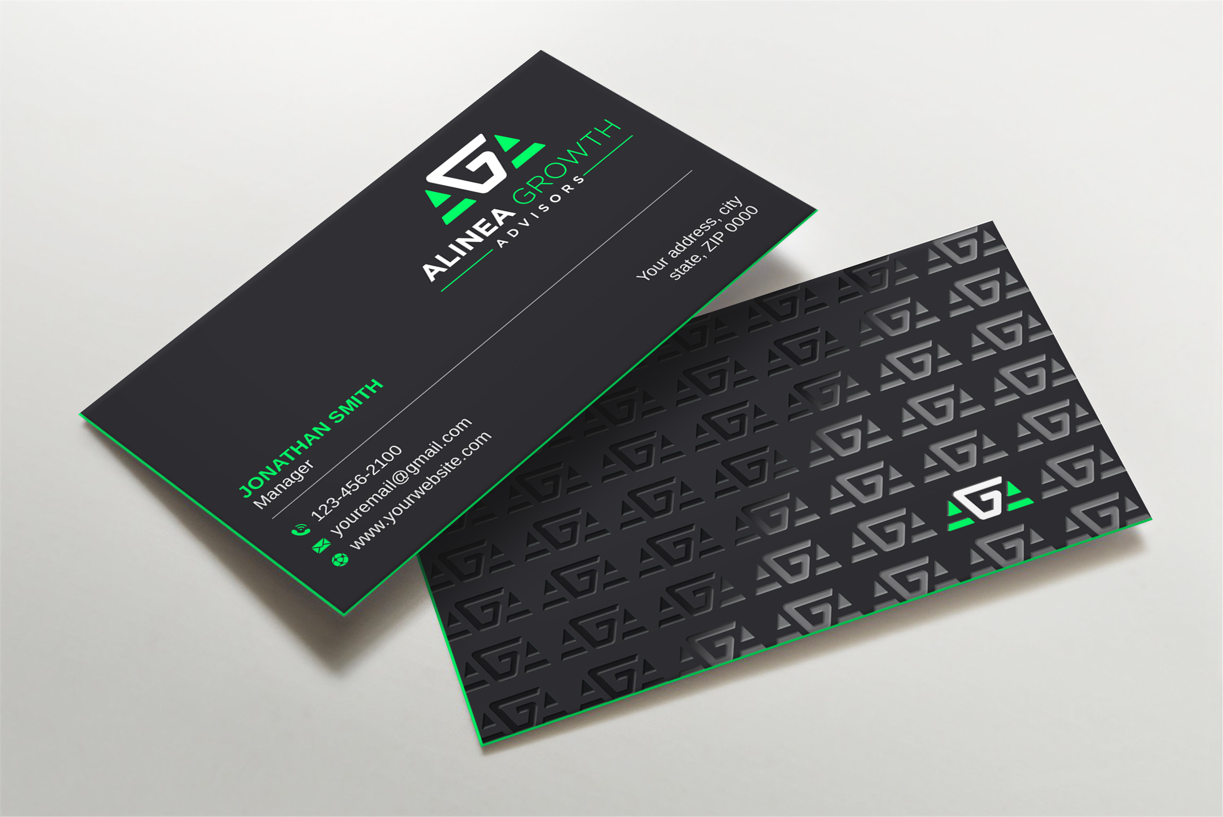 Logo and Business Card Design by Imagine design000 for Alinea Growth, LLC | Design #31000739