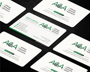 Logo and Business Card Design by Imagine design000 for Alinea Growth, LLC | Design: #31015061