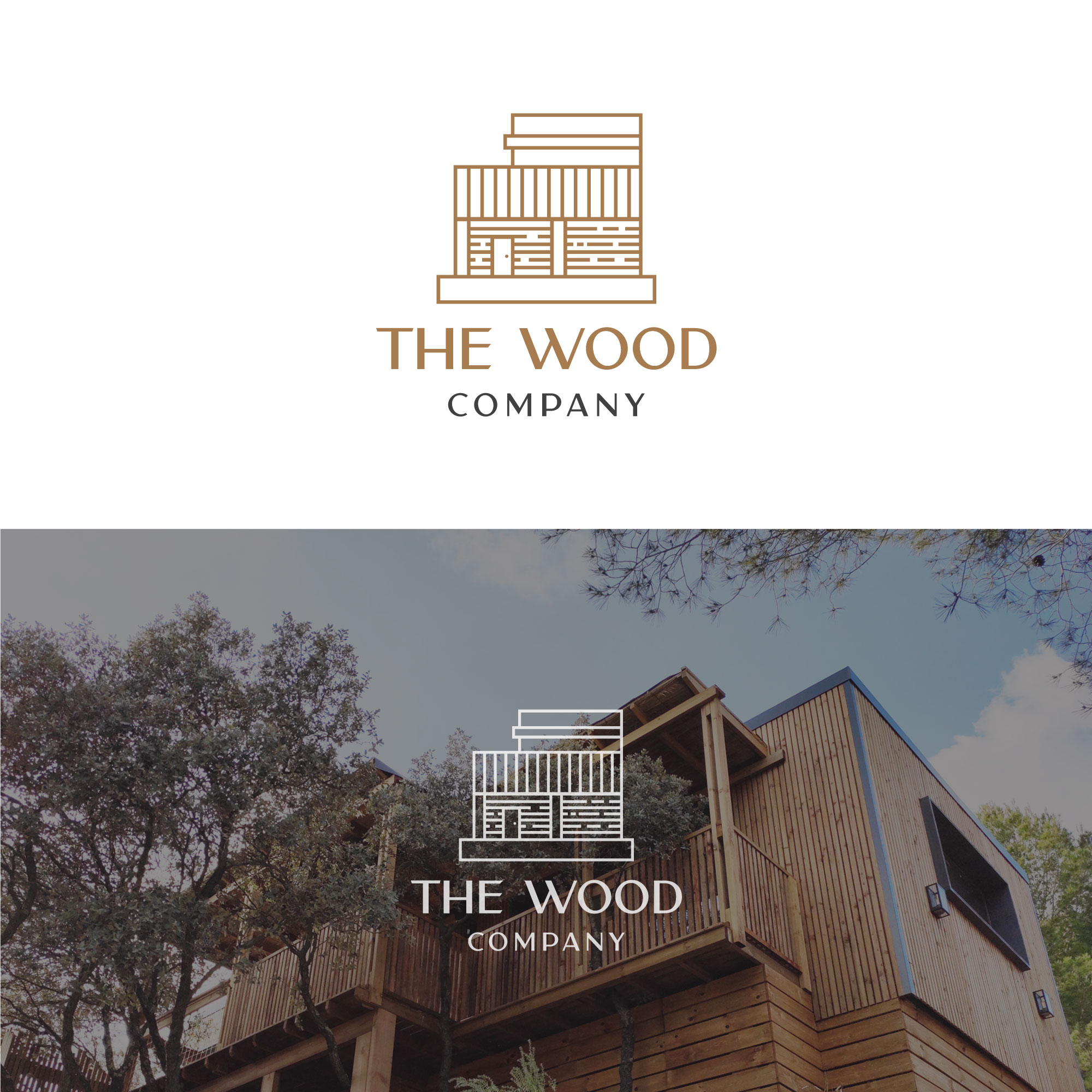 Logo Design by Rakfa for THE WOOD COMPANY | Design #31034847