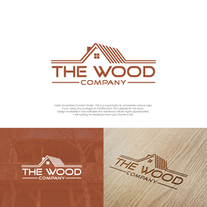 Logo Design by LogoEon for THE WOOD COMPANY | Design: #31001532