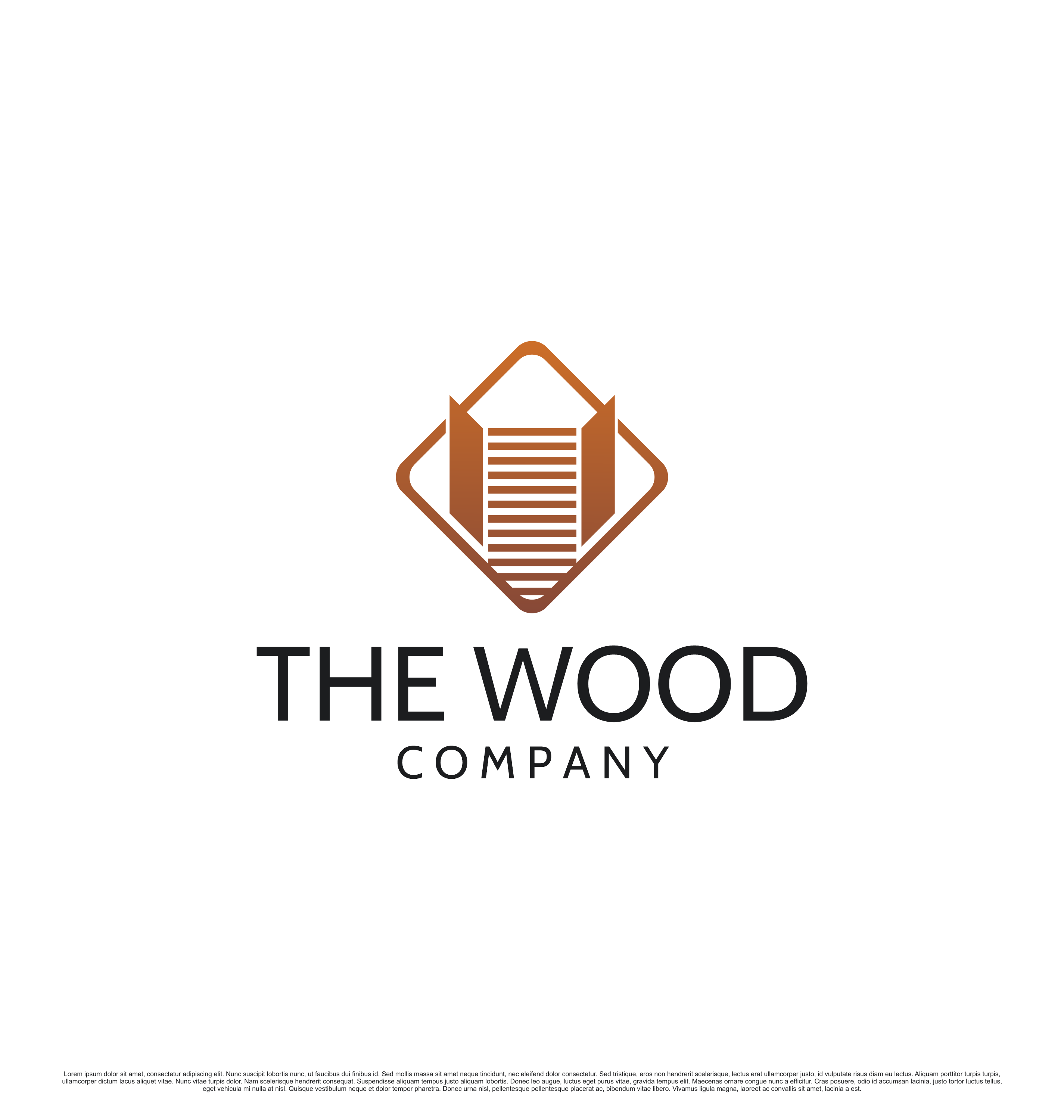 Logo Design by saesean for THE WOOD COMPANY | Design #31021635