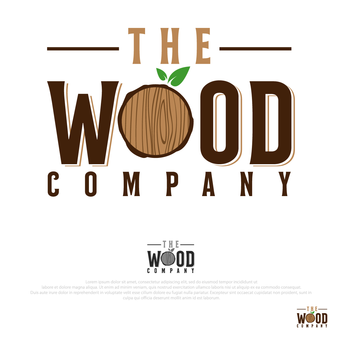 Logo Design by DesignLima for THE WOOD COMPANY | Design #30998785