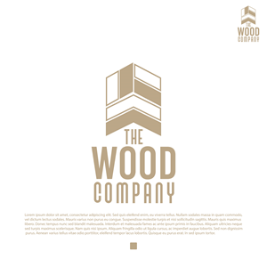 Logo Design by Dracuz for THE WOOD COMPANY | Design: #31034799