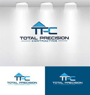 Logo Design by Mi Design1 for Total Precision Contracting | Design: #30996888