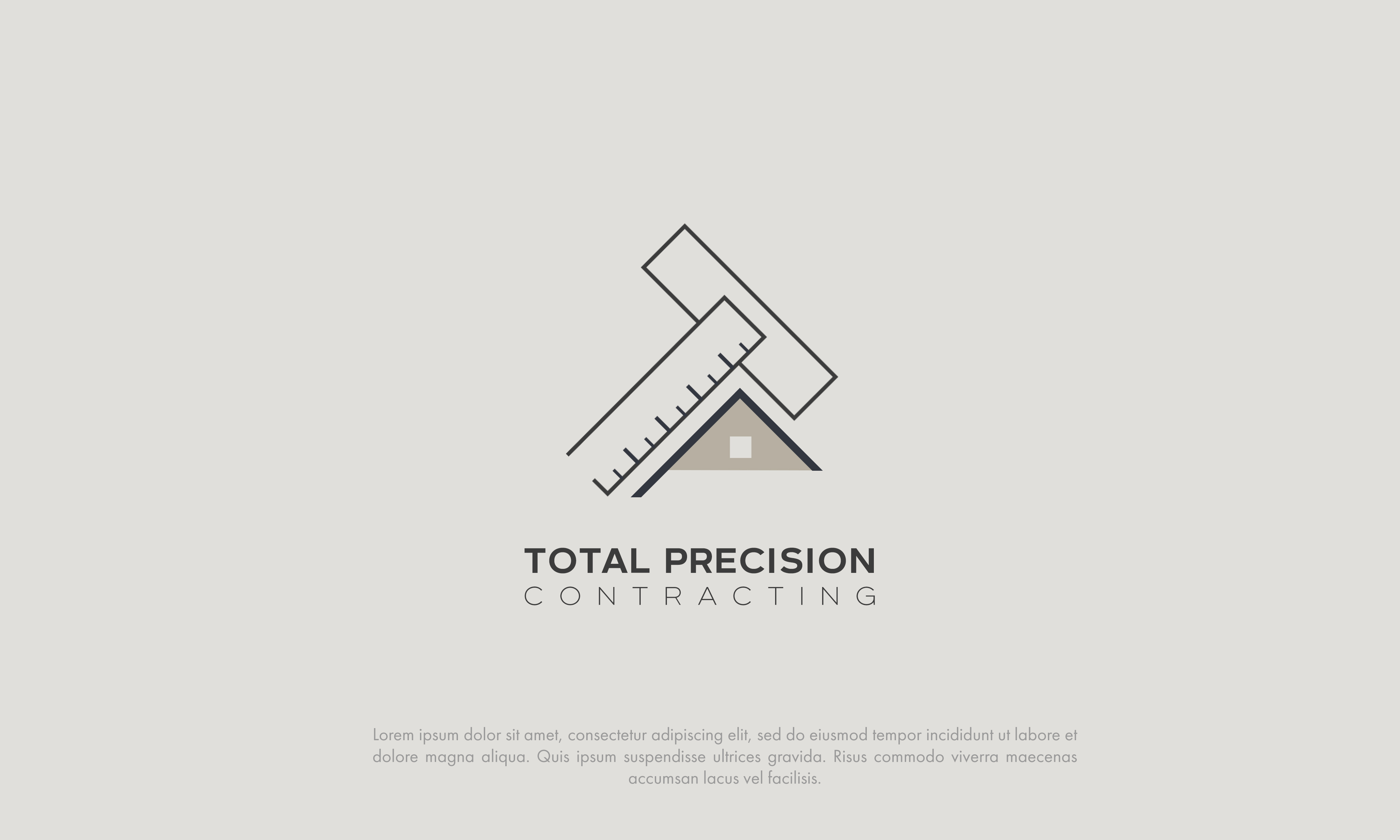 Logo Design by Kleito for Total Precision Contracting | Design #31014043