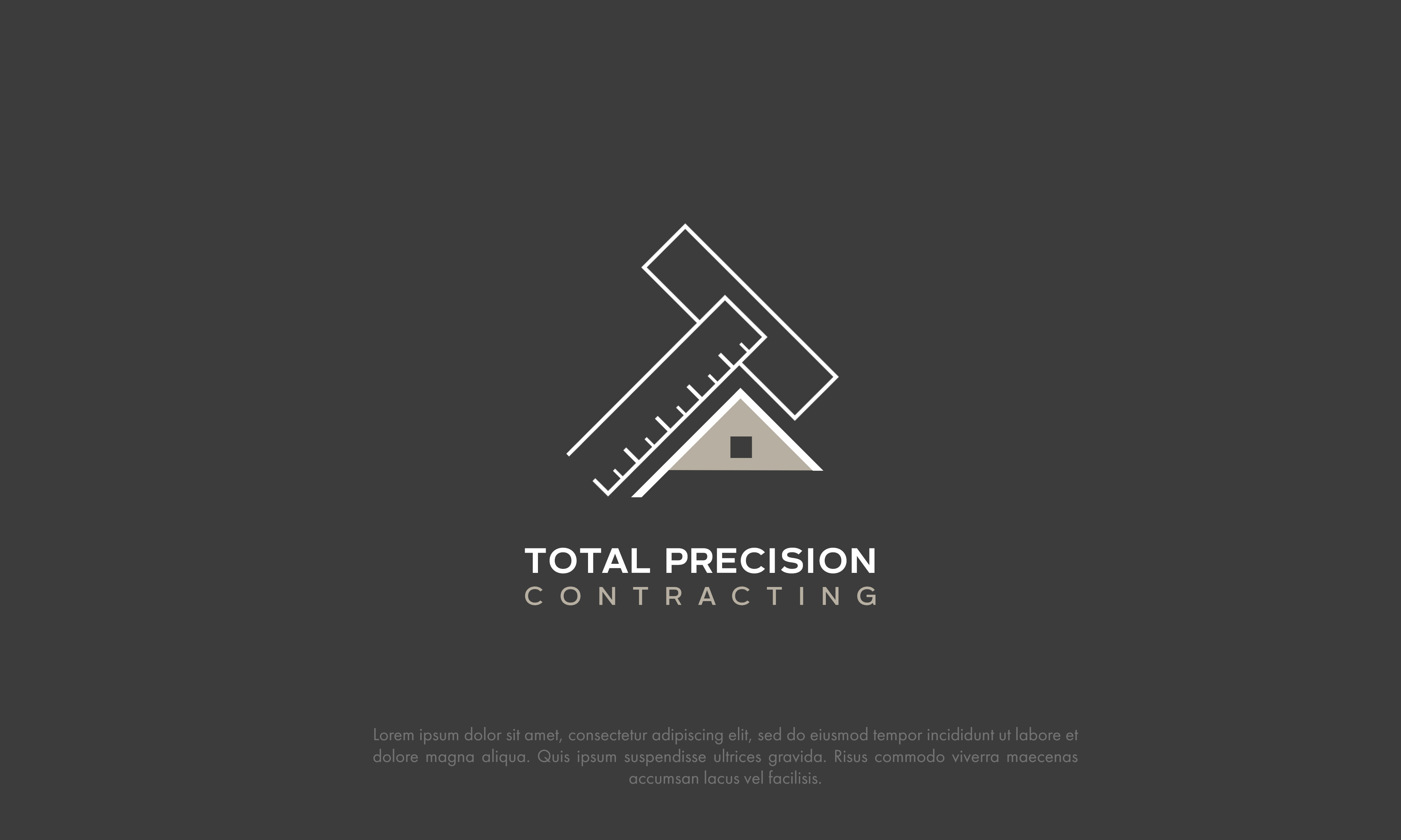 Logo Design by Kleito for Total Precision Contracting | Design #31014044