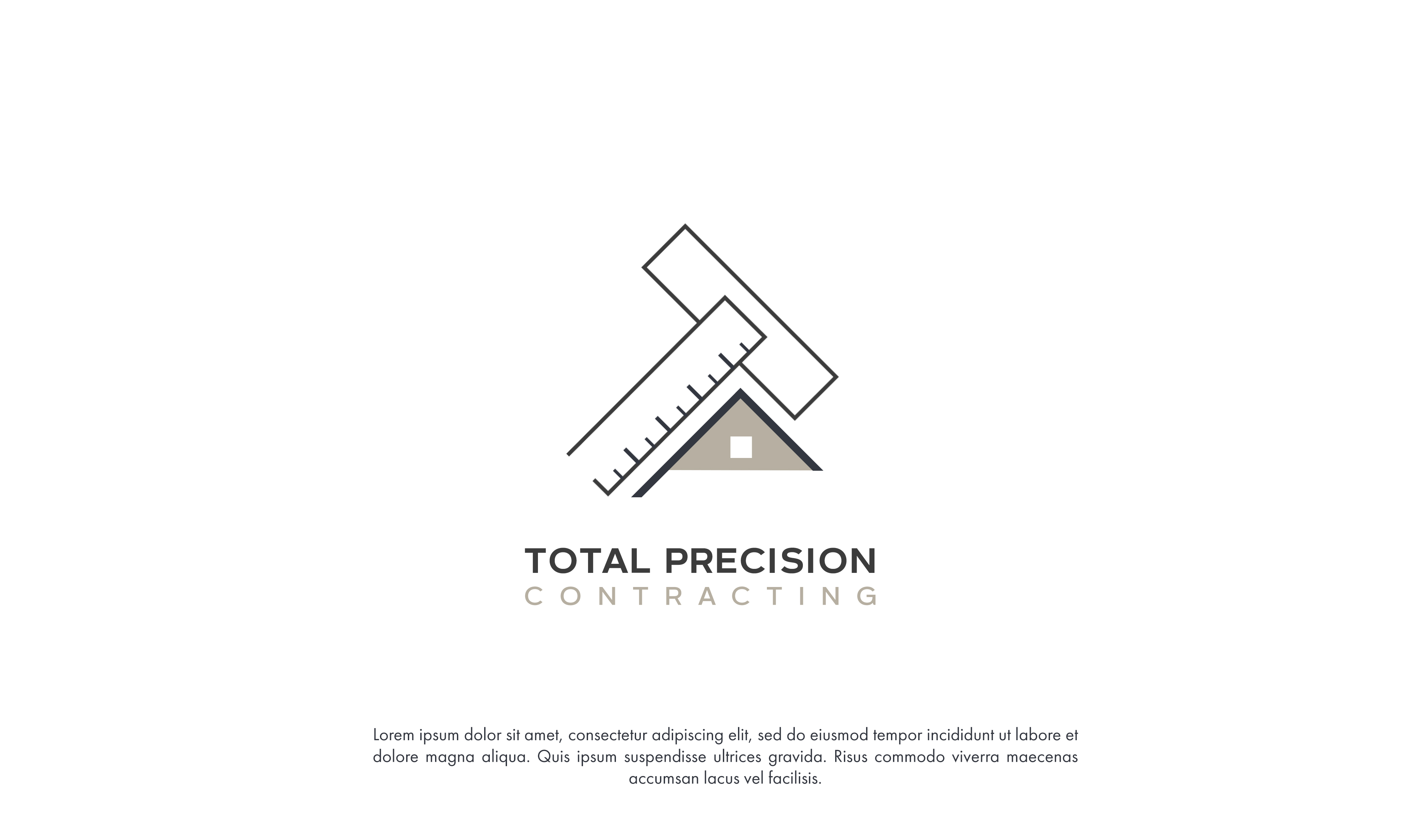 Logo Design by Kleito for Total Precision Contracting | Design #31014047