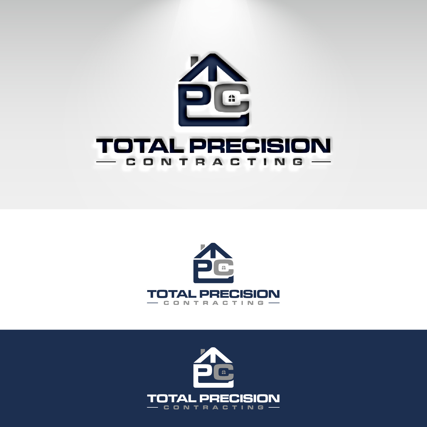 Logo Design by S.H Designs for Total Precision Contracting | Design #31000161