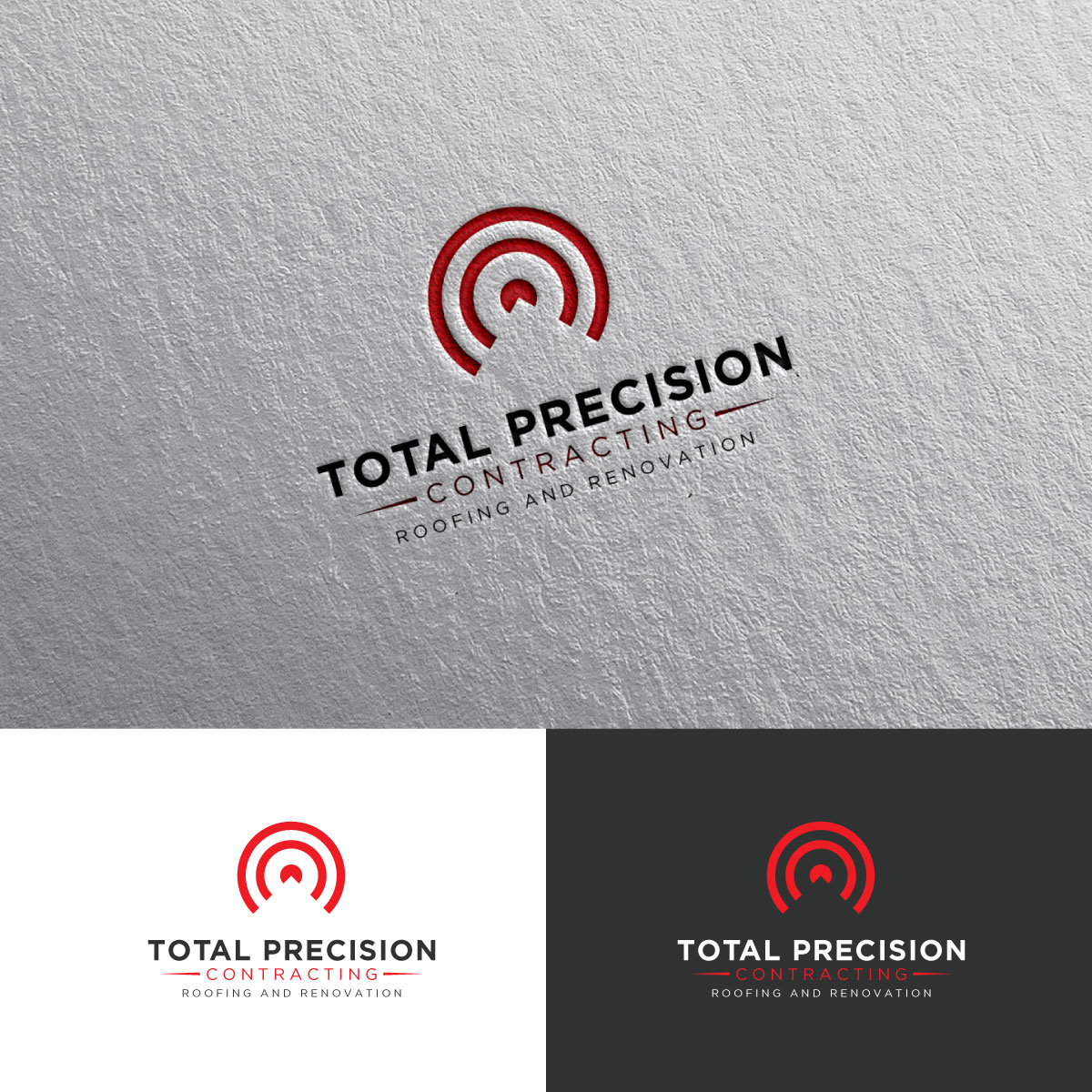 Logo Design by chris Ray for Total Precision Contracting | Design #30996442