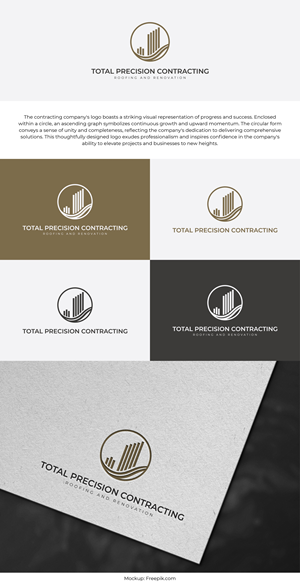 Design de Logo par ALMANAL GRAPHICS pour Total Precision Contracting | Design #31010660