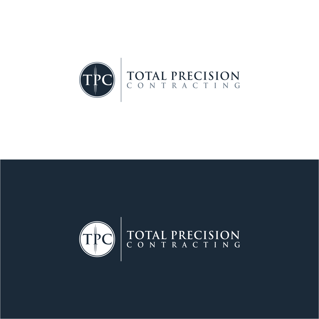 Logo Design by Bunglon_ for Total Precision Contracting | Design #31005526
