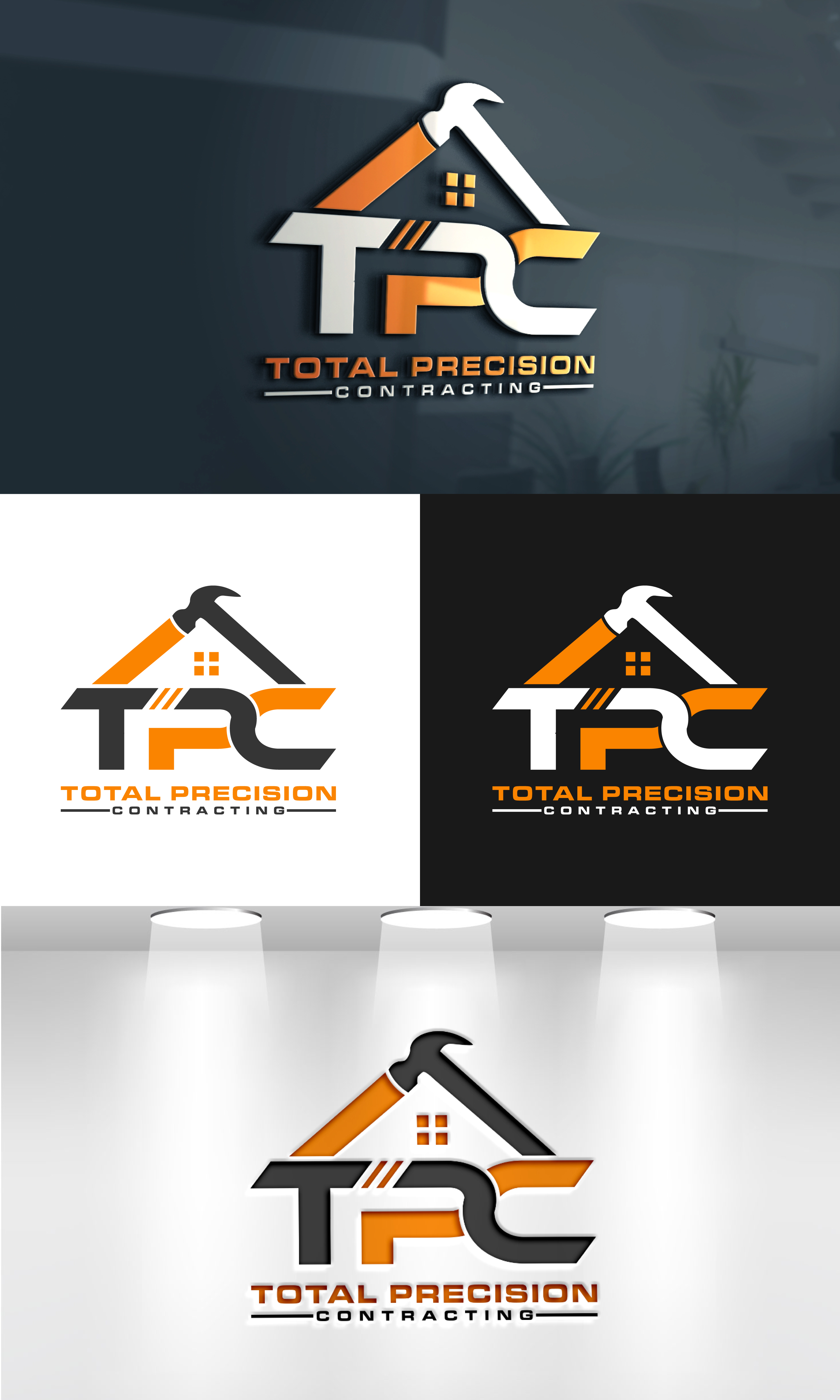 Logo-Design von rohulamin007 für Total Precision Contracting | Design #30999133