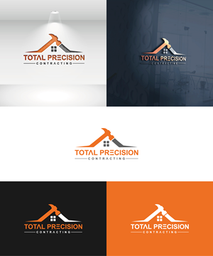Logo Design by Visionarydexiner for Total Precision Contracting | Design: #30999477