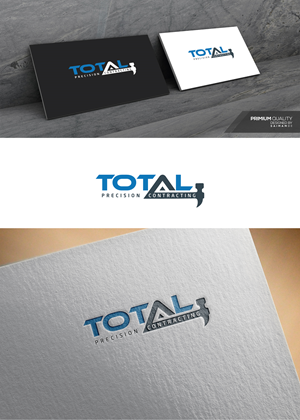 Logo Design by Visionarydexiner for Total Precision Contracting | Design: #31008462
