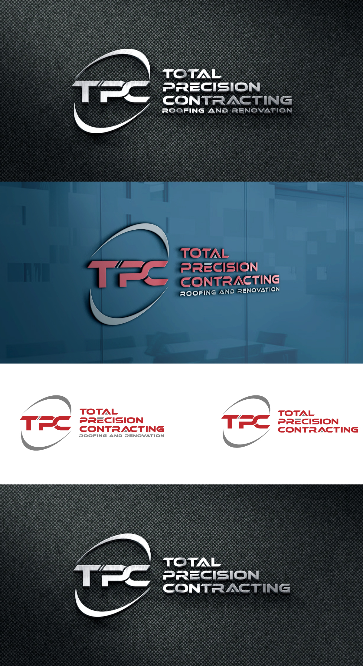 Logo Design by Asraful Alam for Total Precision Contracting | Design #31005211
