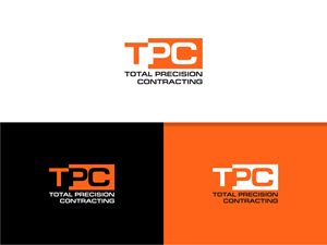 Logo Design by Atvento Graphics for Total Precision Contracting | Design: #31009748