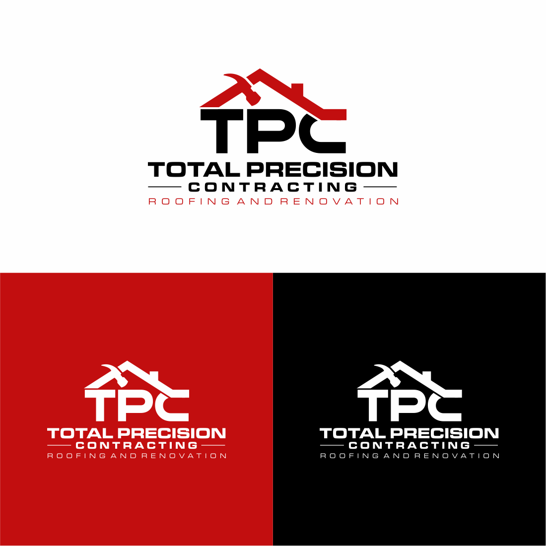 Logo Design by achil78 for Total Precision Contracting | Design #30997555