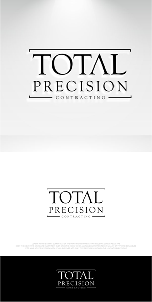 Logo Design by fly  design for Total Precision Contracting | Design: #31002587