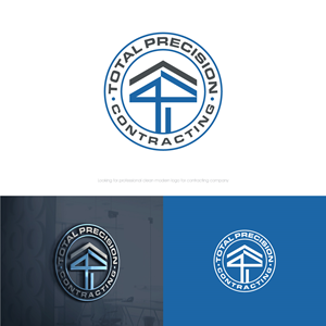 Logo Design by webeezine for Total Precision Contracting | Design: #31004337