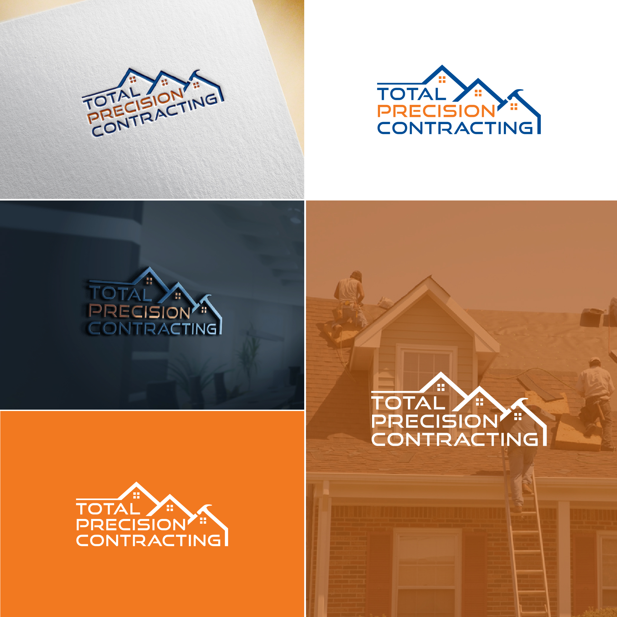 Logo Design by AL-BARAKAH for Total Precision Contracting | Design #30999671