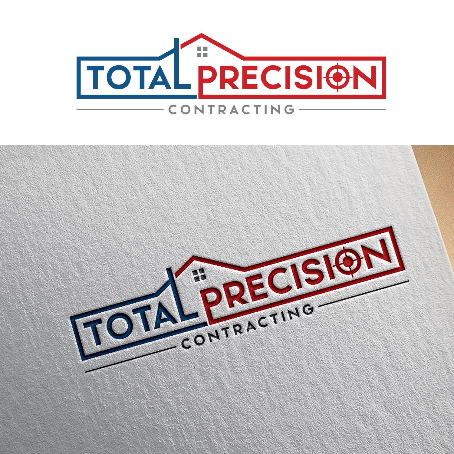 Logo Design by EnaGraph for Total Precision Contracting | Design #31003134
