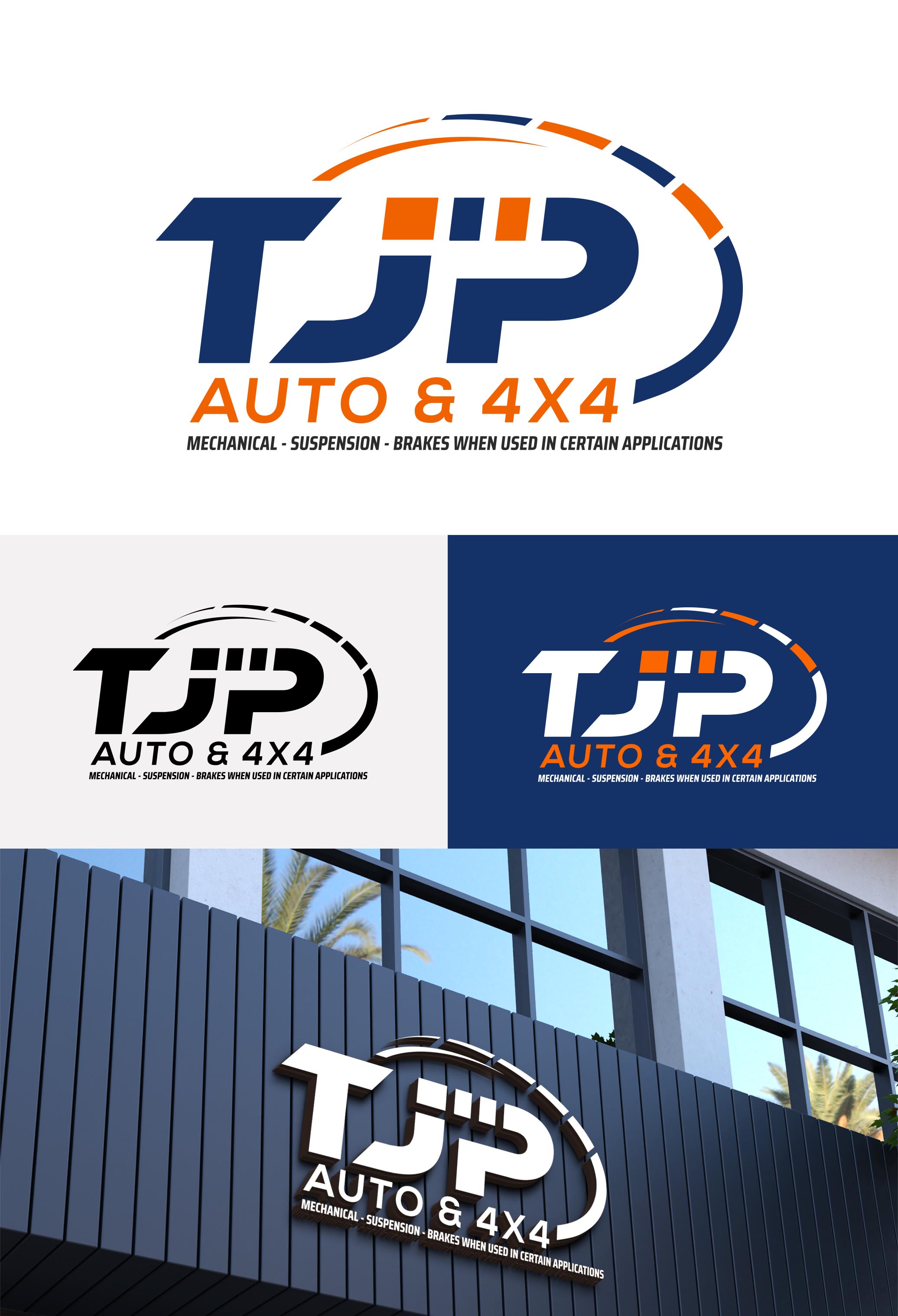 Logo Design by Design Athics for TJP Auto & 4x4 | Design #30997119