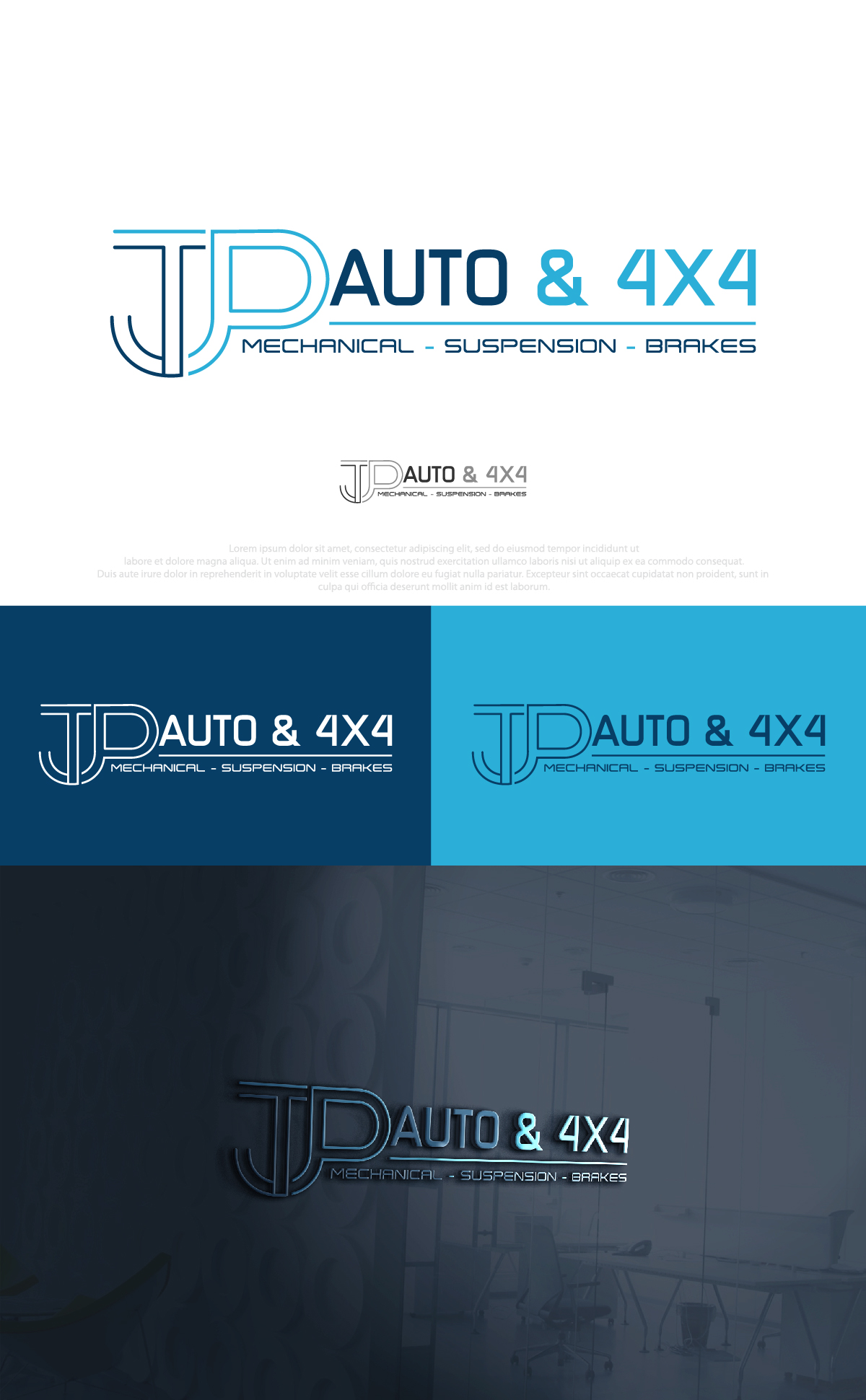 Logo Design by DesignLima for TJP Auto & 4x4 | Design #31005874