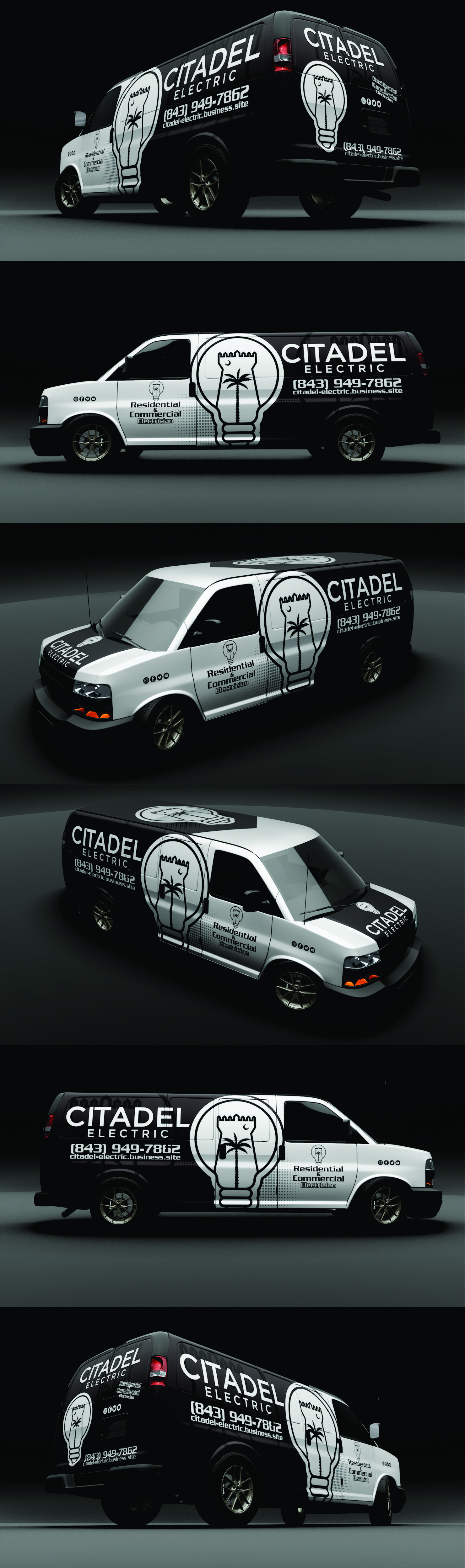 Car Wrap Design by VEDG for Citadel Electric | Design #31010821