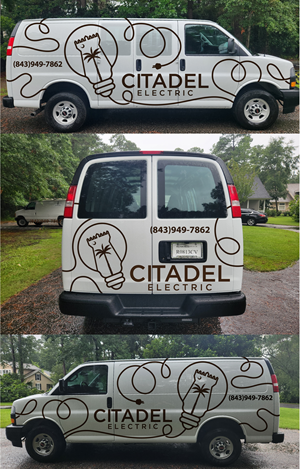 Car Wrap Design by ArtyFive DesignStudio for Citadel Electric | Design #31054529