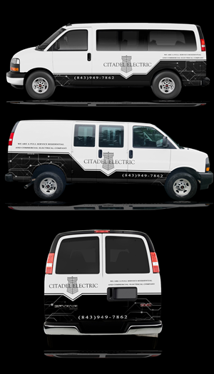 Car Wrap Design by RubelRir for Citadel Electric | Design: #31042502