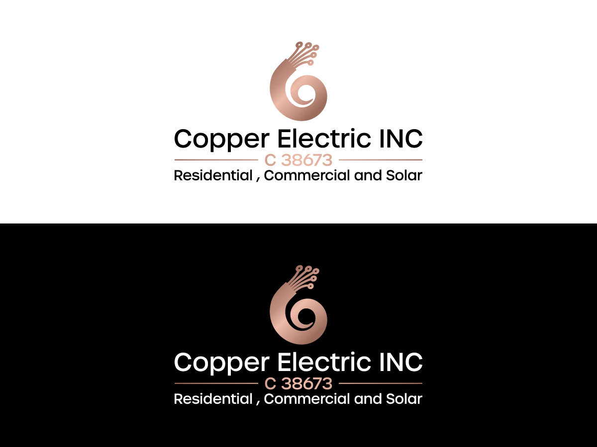 Logo Design by 439 Creations for Copper Electric INC | Design #31013447