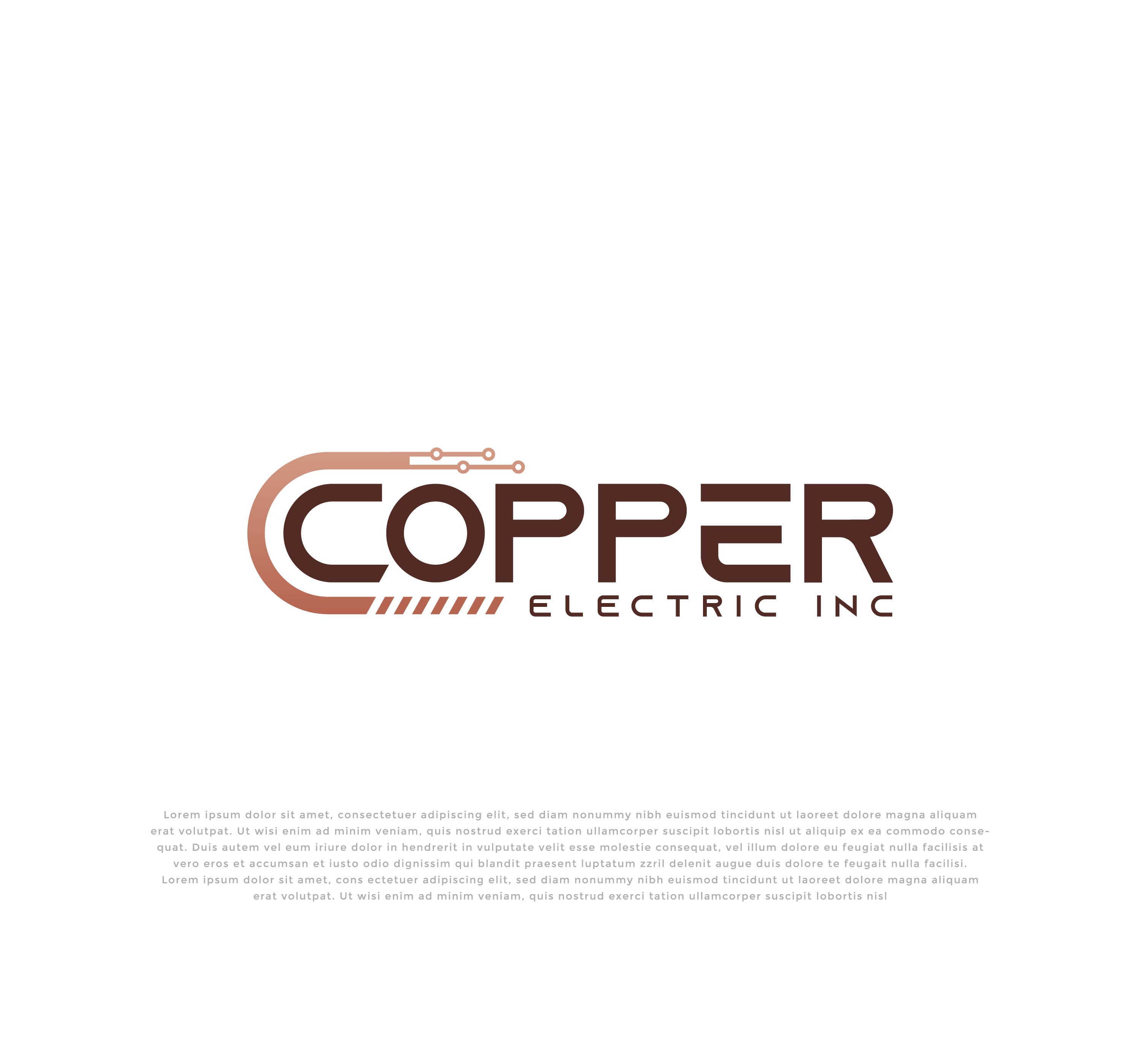 Logo Design by mehedi.h for Copper Electric INC | Design #31009919