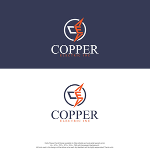 Logo Design by skart for Copper Electric INC | Design: #31014424