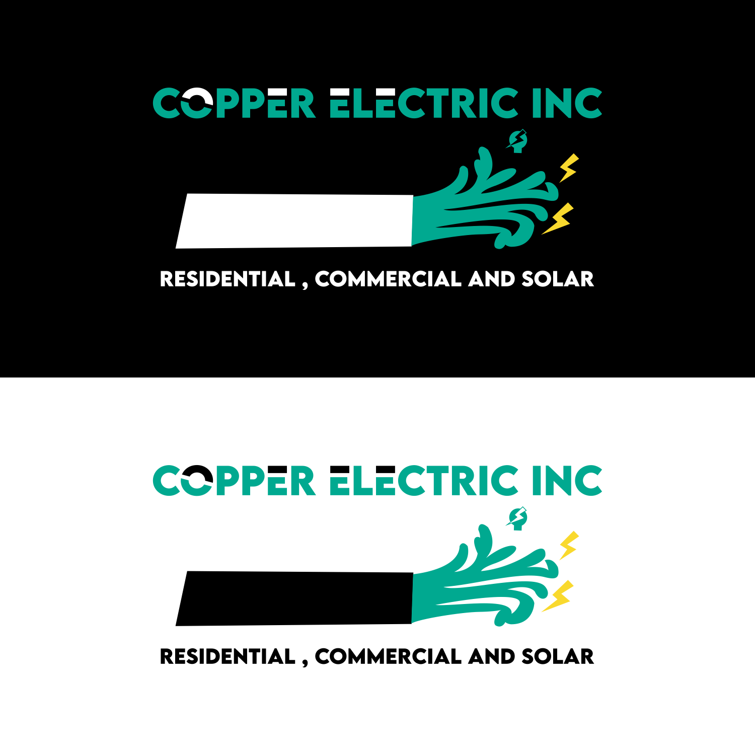 Elegant, Playful, Construction Logo Design for Copper Electric INC by