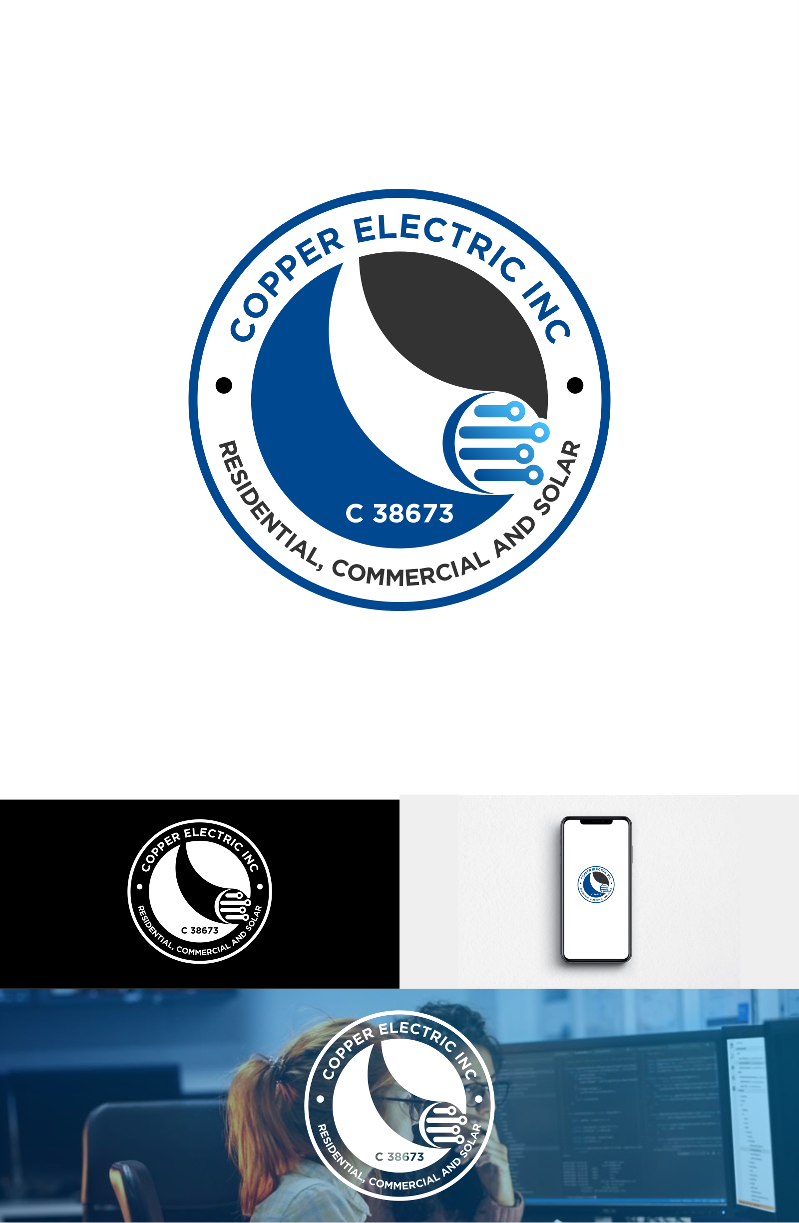 Logo Design by M.Syaiful Huda for Copper Electric INC | Design #31009425