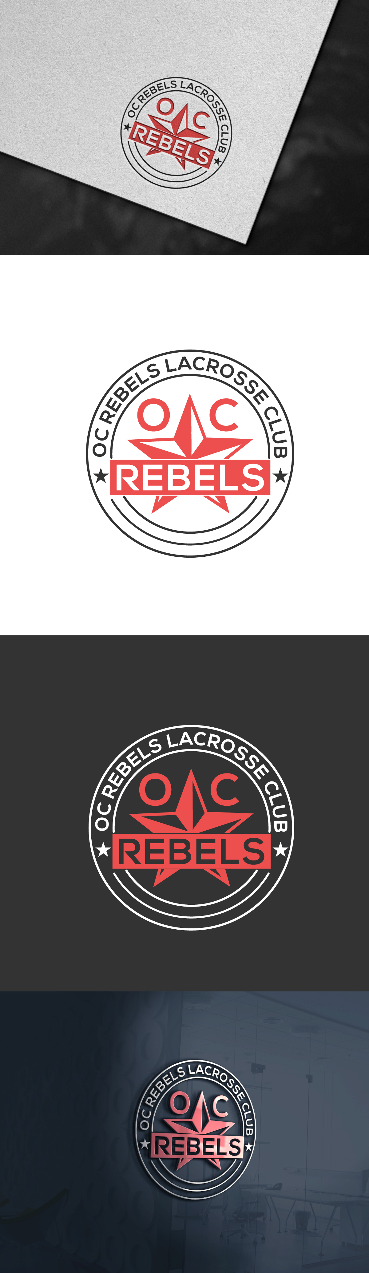 Logo Design by tanjir01 for OC Rebels Lacrosse Club | Design #31009779