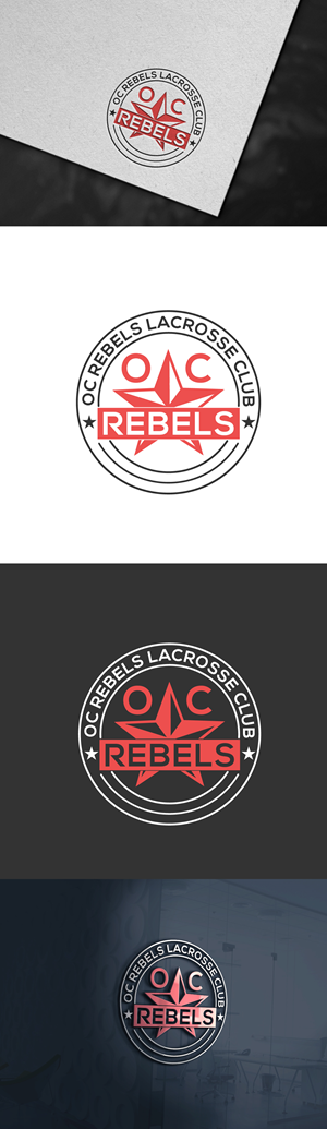 Logo-Design von tanjir01 für OC Rebels Lacrosse Club | Design #31009779