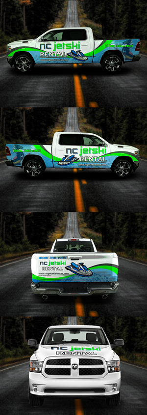 Design de Covering de Véhicule par Pictorial pour NC JetSki Rental LLC | Design #31079590