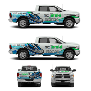 Design de Covering de Véhicule par Yoga Tri pour NC JetSki Rental LLC | Design : #31085895