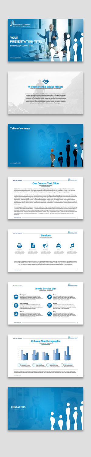PowerPoint-Design von Sun Creative für CAPTIME GmbH | Design: #31008491