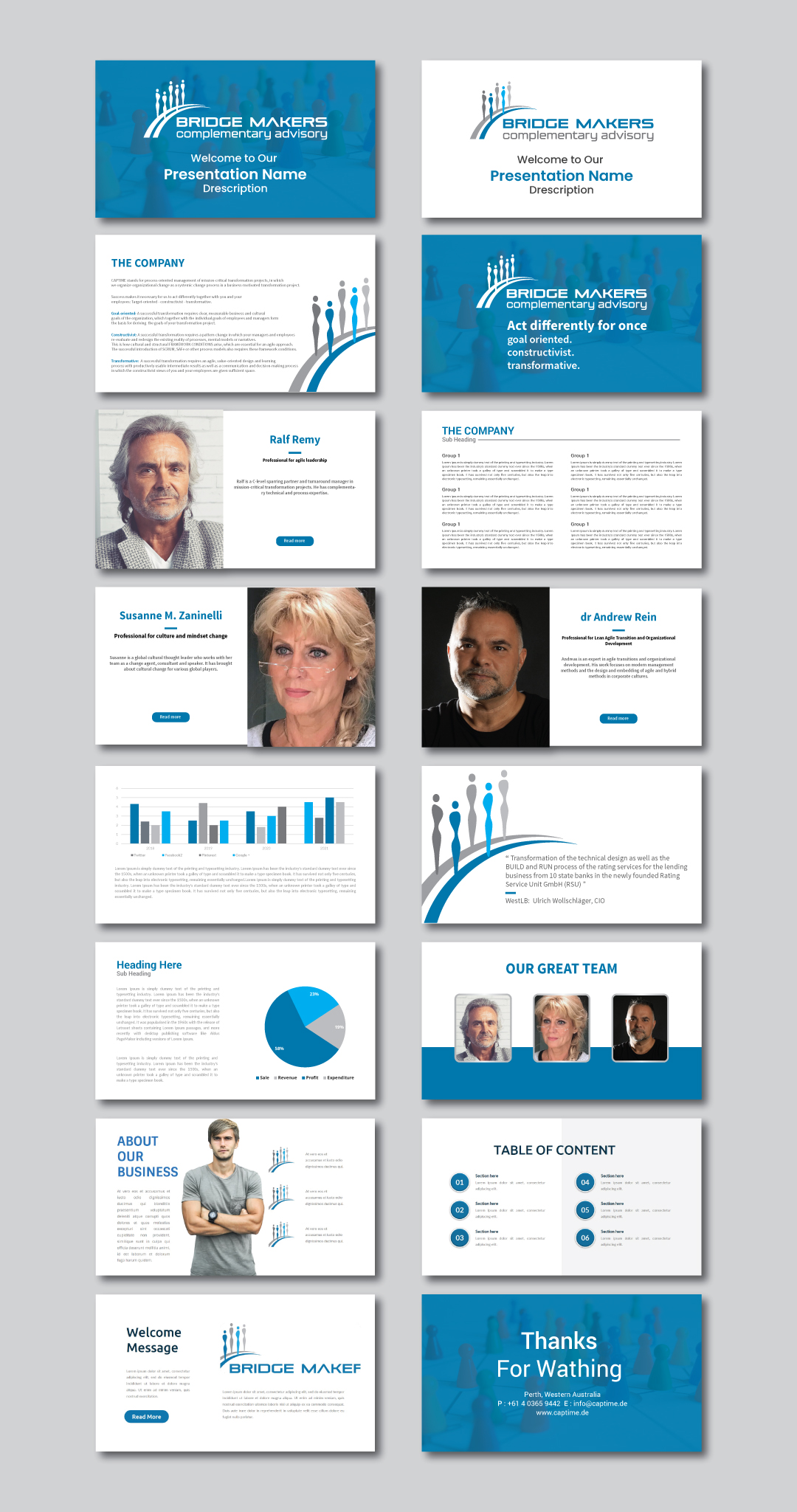 PowerPoint Design by R.design for CAPTIME GmbH | Design #31010635